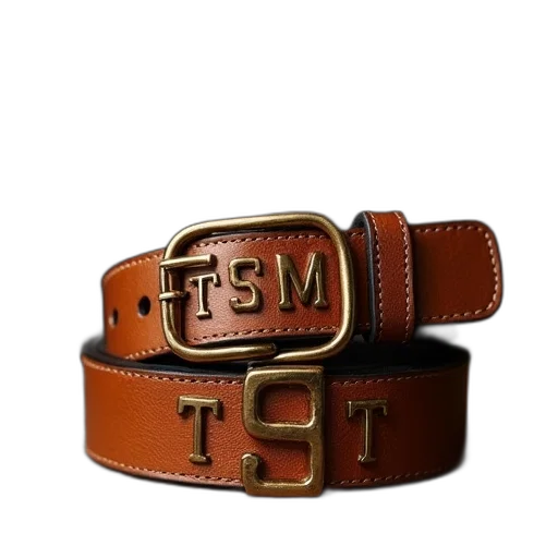jewelry, 3d render, leather, belt transparent PNG cut-out