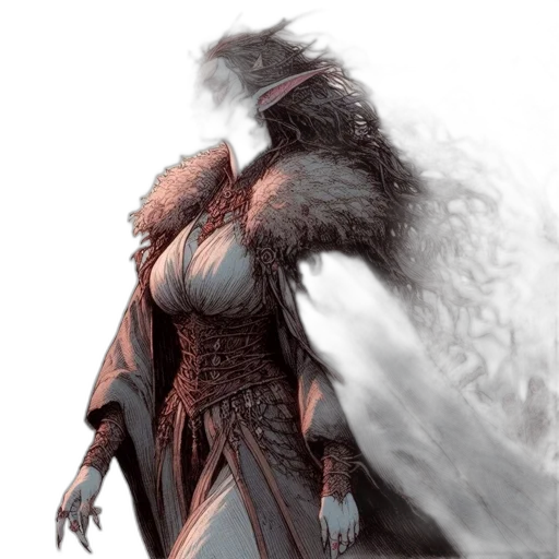 dragon, dress, creature, sword transparent PNG cut-out