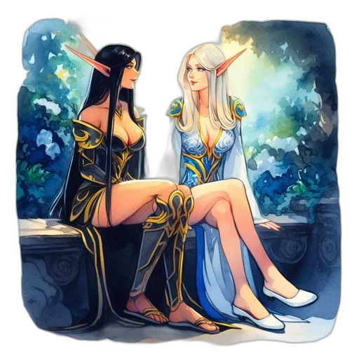 dress, fantasy art, concept art, pixel art transparent PNG cut-out