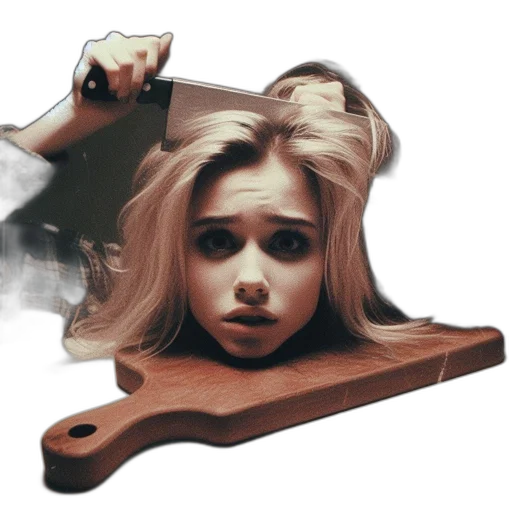 weapon, hair, furniture, photorealistic transparent PNG cut-out