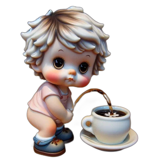 staff, food, photorealistic, 3d render transparent PNG cut-out