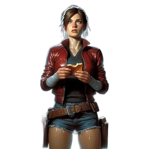jacket, weapon, face, food transparent PNG cut-out
