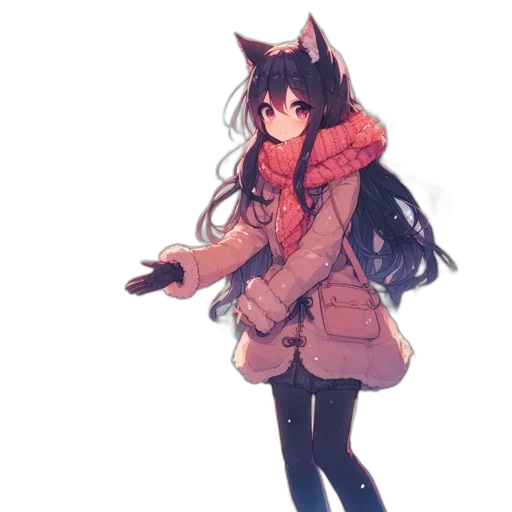 jacket, staff, animal, creature transparent PNG cut-out