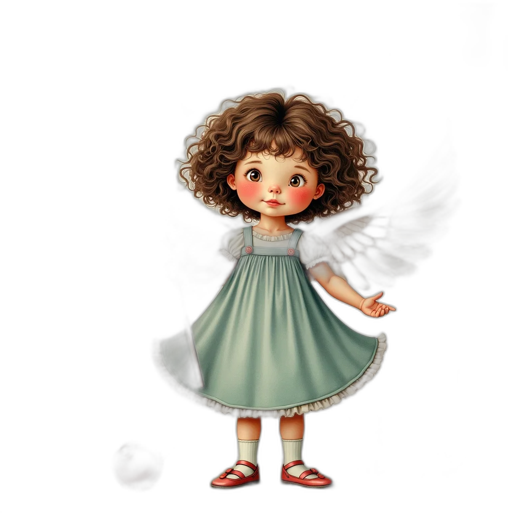 dress, face, staff, creature transparent PNG cut-out