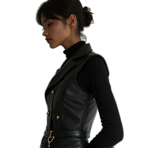 jacket, staff, jewelry, dress transparent PNG cut-out