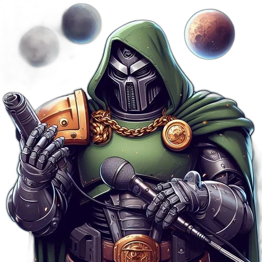 mask, staff, comic book art, fantasy art transparent PNG cut-out