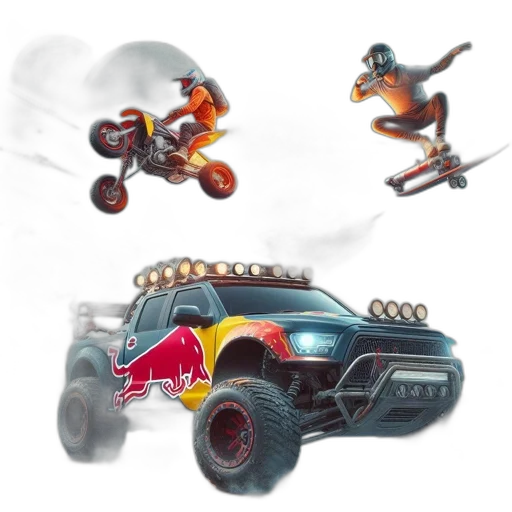 car, concept art, pixel art, 3d render transparent PNG cut-out