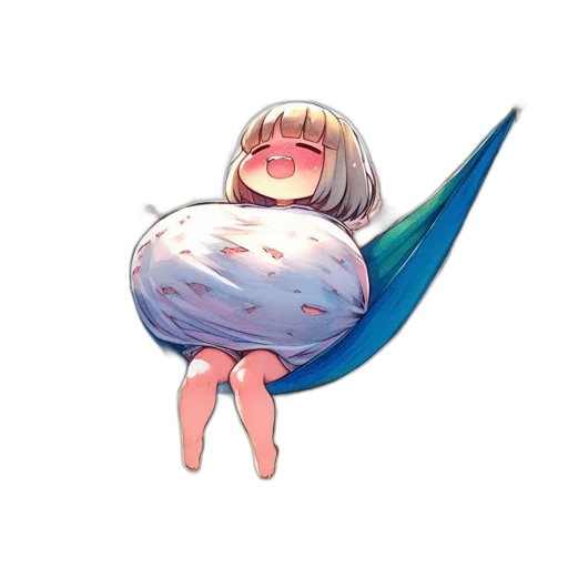 creature, umbrella, food, staff transparent PNG cut-out