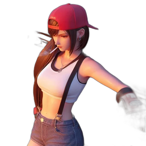 hat, weapon, 3d render, concept art transparent PNG cut-out