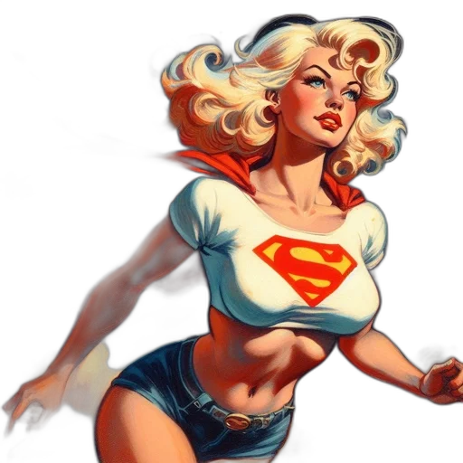 comic book art, concept art, fantasy art, cartoon transparent PNG cut-out