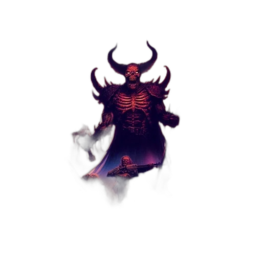 mask, dragon, creature, staff transparent PNG cut-out