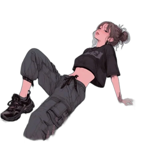 staff, creature, shoes, jacket transparent PNG cut-out