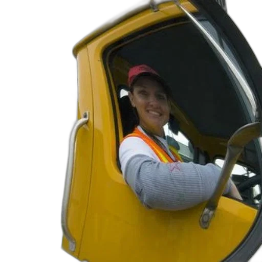 staff, car, smiling, woman transparent PNG cut-out