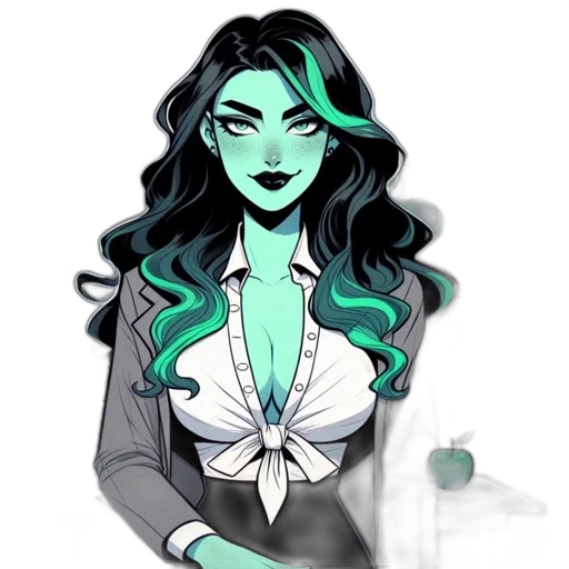 staff, dress, comic book art, concept art transparent PNG cut-out