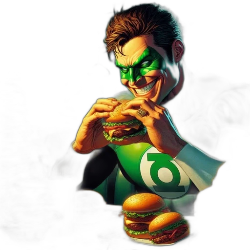food, face, concept art, comic book art transparent PNG cut-out