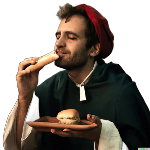 food, face, staff, photorealistic transparent PNG cut-out