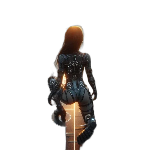 staff, dress, weapon, creature transparent PNG cut-out