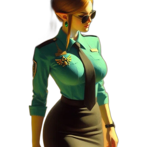 staff, dress, jacket, concept art transparent PNG cut-out