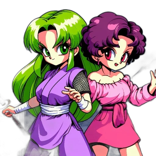 staff, anime, vaporwave, pixel art transparent PNG cut-out