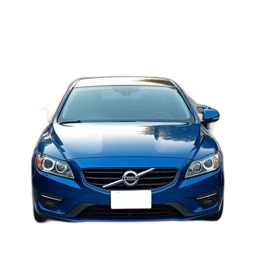 car, 3d render, photorealistic, blue transparent PNG cut-out