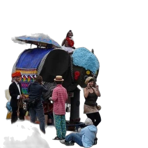 umbrella, robot, hat, car transparent PNG cut-out