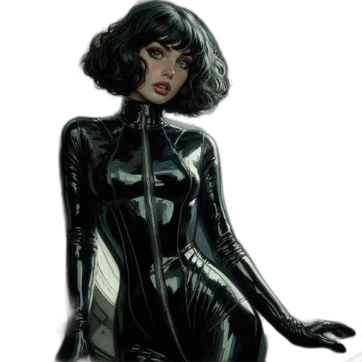 dress, comic book art, concept art, fantasy art transparent PNG cut-out