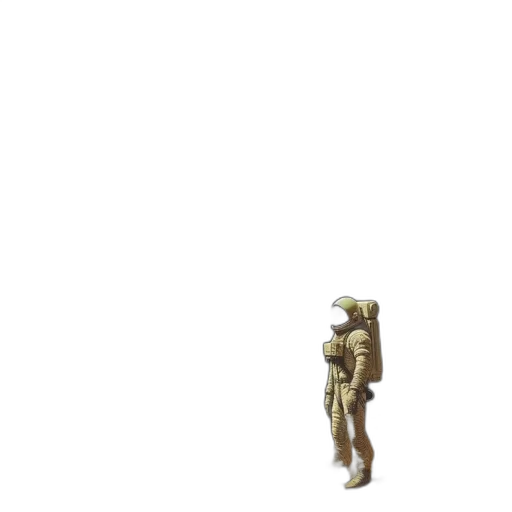 robot, staff, creature, mask transparent PNG cut-out