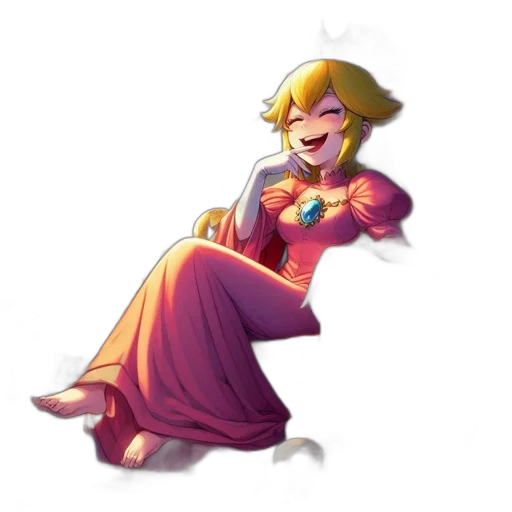dress, staff, crown, weapon transparent PNG cut-out