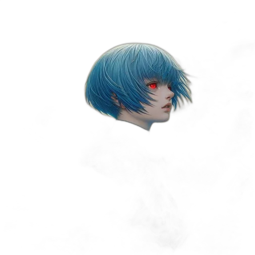 mask, face, hair, creature transparent PNG cut-out