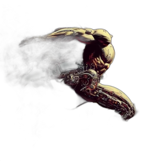dragon, mask, robot, weapon transparent PNG cut-out