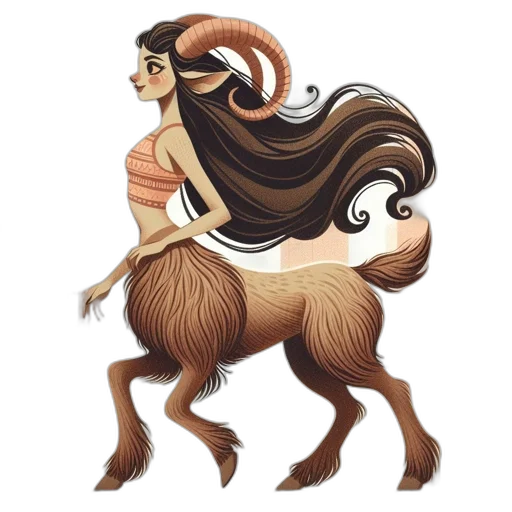 hair, animal, creature, fantasy art transparent PNG cut-out