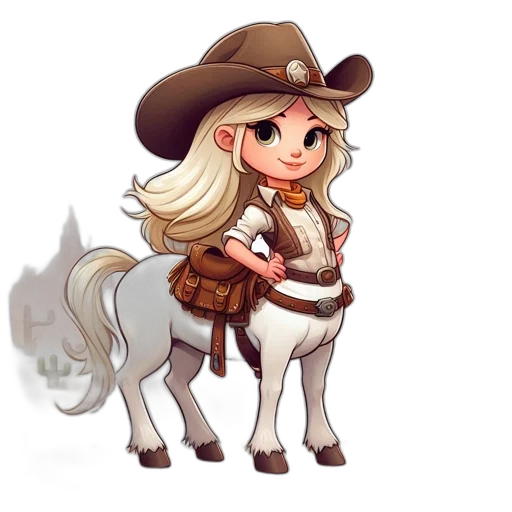 staff, hat, animal, fantasy art transparent PNG cut-out