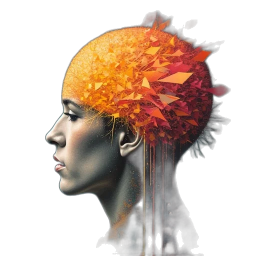 crown, hat, hair, face transparent PNG cut-out