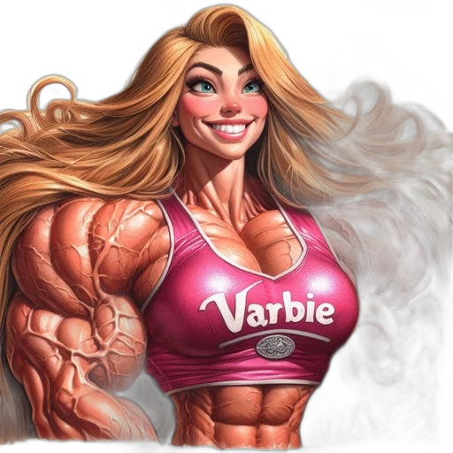 hair, dress, creature, comic book art transparent PNG cut-out