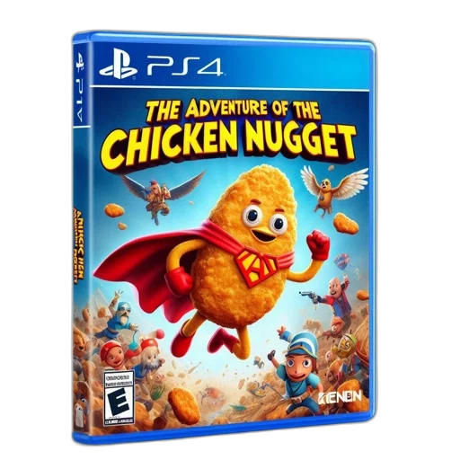 food, concept art, 3d render, chicken transparent PNG cut-out