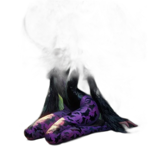dragon, dress, mask, creature transparent PNG cut-out