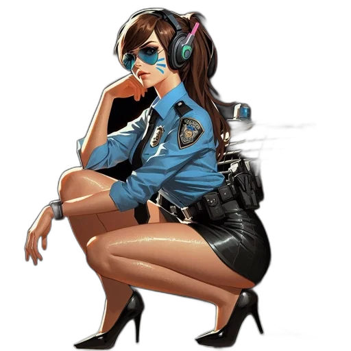 staff, concept art, comic book art, cyberpunk transparent PNG cut-out