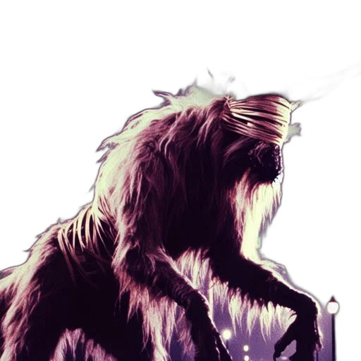 creature, animal, staff, concept art transparent PNG cut-out