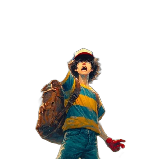 staff, hat, jacket, face transparent PNG cut-out