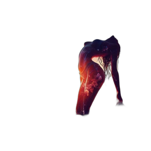 creature, hair, shoes, mask transparent PNG cut-out