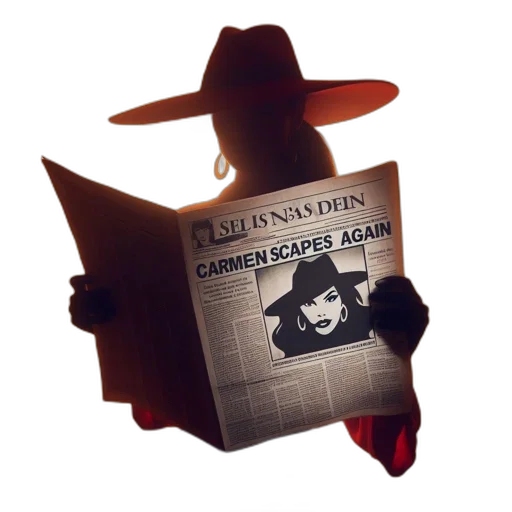 hat, weapon, figure, red transparent PNG cut-out