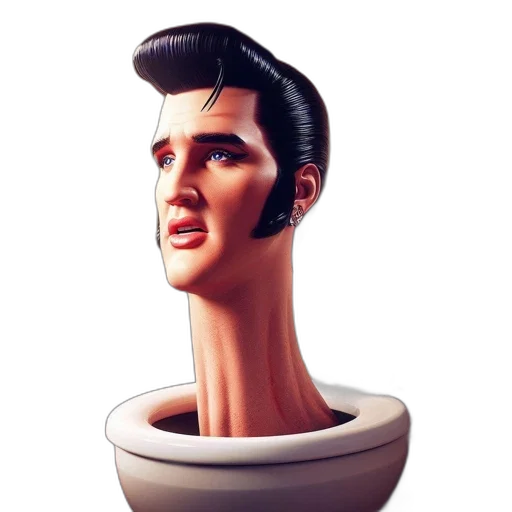 hair, face, crown, robot transparent PNG cut-out