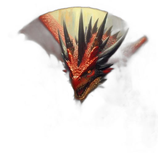 dragon, crown, mask, weapon transparent PNG cut-out