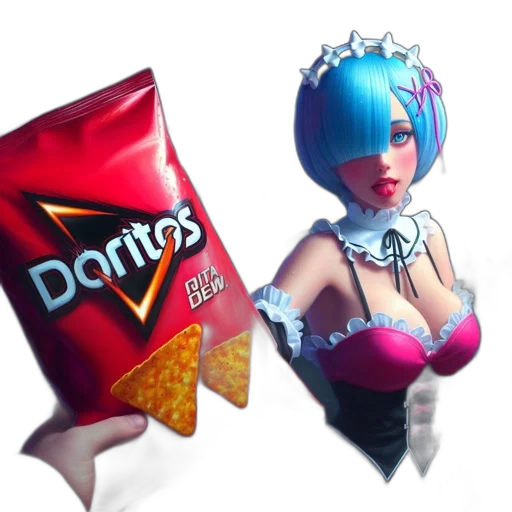 food, dress, robot, 3d render transparent PNG cut-out