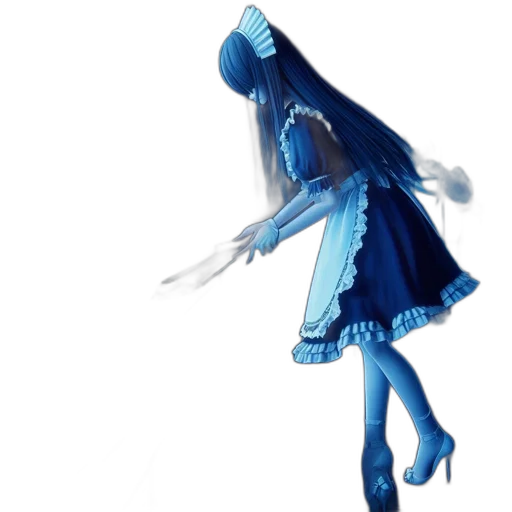 dress, hat, staff, mask transparent PNG cut-out
