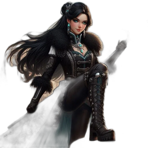staff, fantasy art, concept art, comic book art transparent PNG cut-out