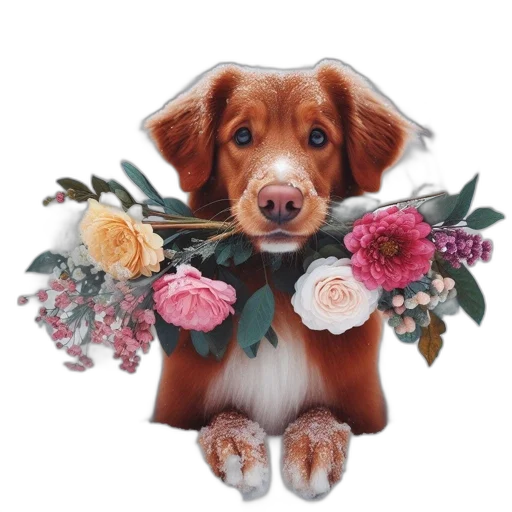 staff, animal, flower, jewelry transparent PNG cut-out
