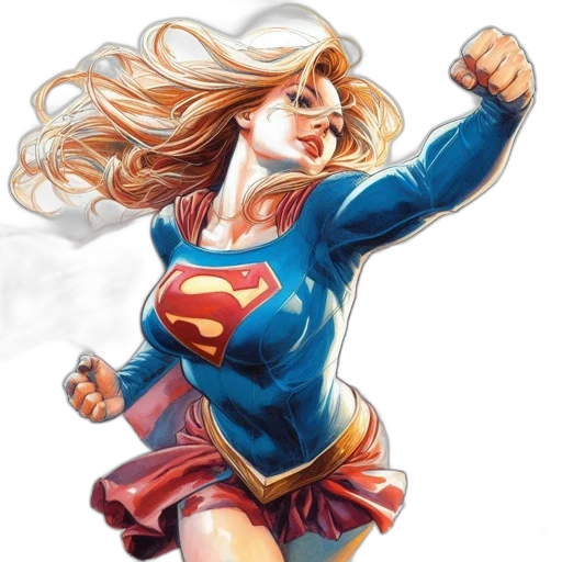 comic book art, concept art, photorealistic, cartoon transparent PNG cut-out
