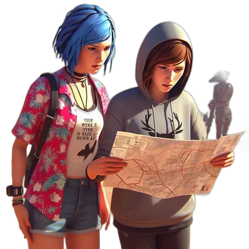 jacket, concept art, comic book art, 3d render transparent PNG cut-out