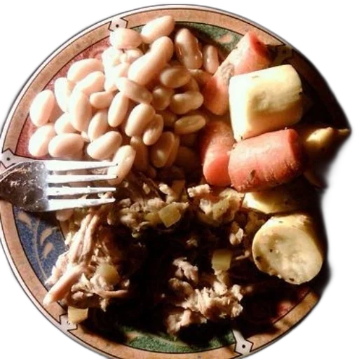 food, 3d render, earth tones, plate transparent PNG cut-out